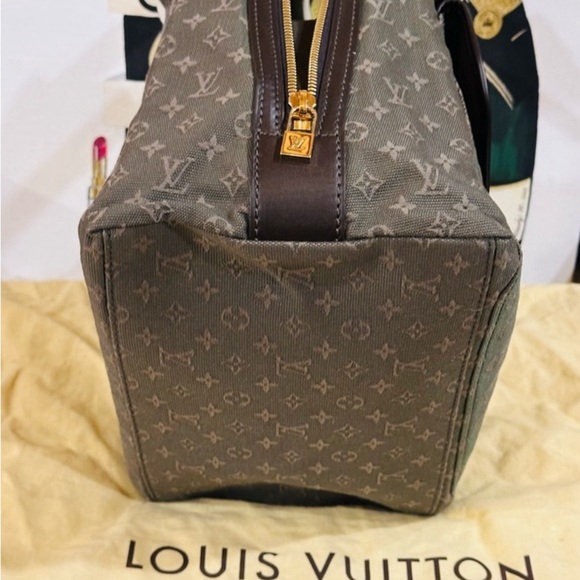 Louis Vuitton Mini Lin 2 Tone Canvas Handbag Code TH009 with dust bag EUC - Picture 2 of 8